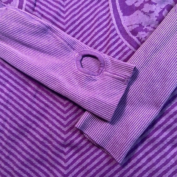 Lululemon Swiftly Tech Long Sleeve Crew Heathered Tender Violet - Picture 2 of 5